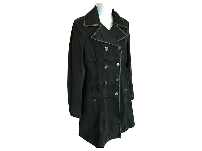 Jean Paul Gaultier Gabardina negra Jean-Paul Gaultier Negro