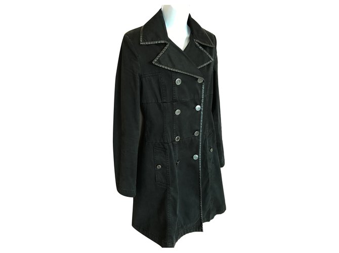 Jean Paul Gaultier Jean-Paul Gaultier black trench coat Cotton  ref.248645