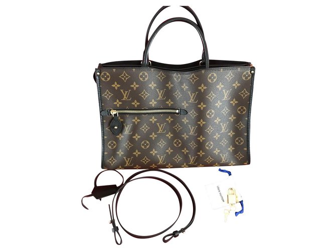 Louis Vuitton Popincourt MM Monogram Handbag Brown ref.248715