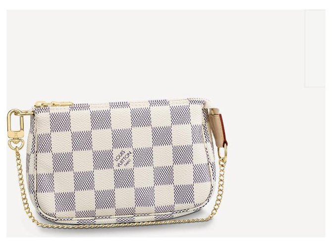 Louis Vuitton Damier Azur Deauville Mini Shoulder Bag, Louis Vuitton  Handbags