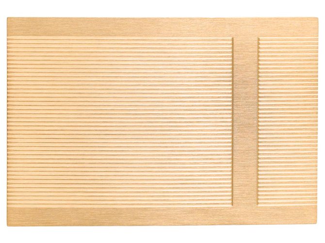 Hermès rectangular belt buckle H striated in gold-plated metal (37MM) Golden  ref.249041