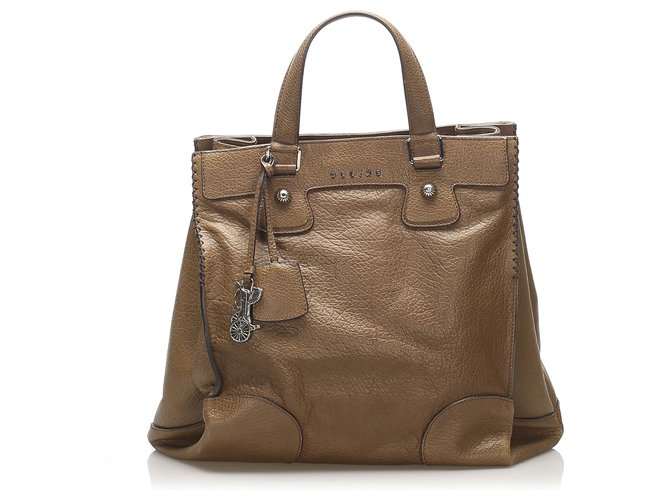 Celine Pre-owned Women's Leather Tote Bag - Brown - One Size