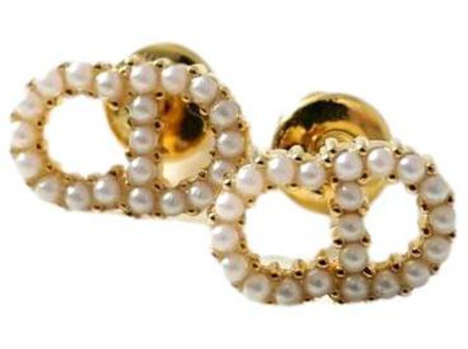 Boucles d'oreilles Dior Pearl  ref.249170