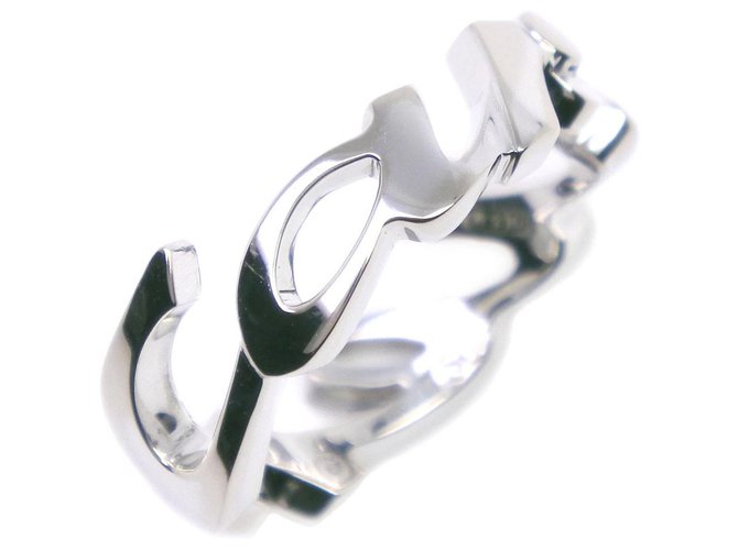 Cartier ring Silvery White gold  ref.249211