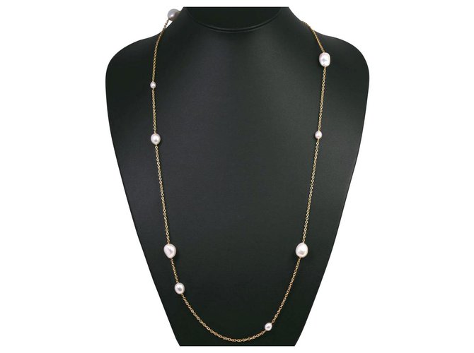 Autre Marque TIFFANY & CO. Necklace Golden Yellow gold  ref.249252