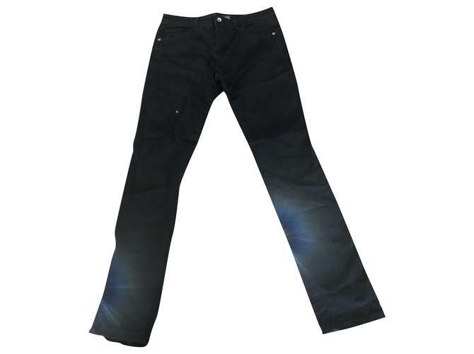Guess Un pantalon Coton Noir  ref.249342