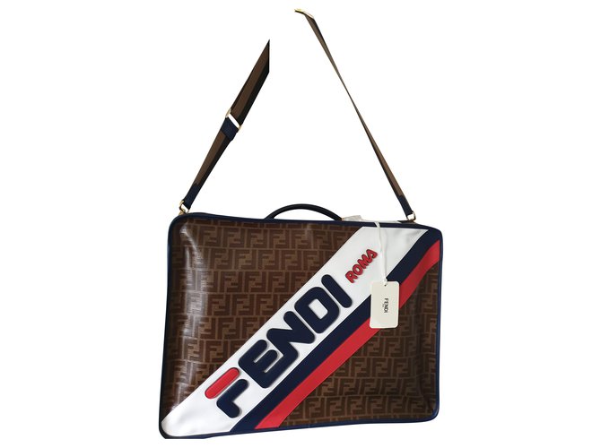 FENDI MANIA logo printed travel bag - Coated canvas - Brand new with tags Multiple colors  ref.249385