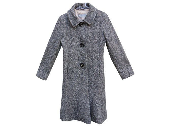 Max Mara Coats, Outerwear Grey Wool  ref.249428