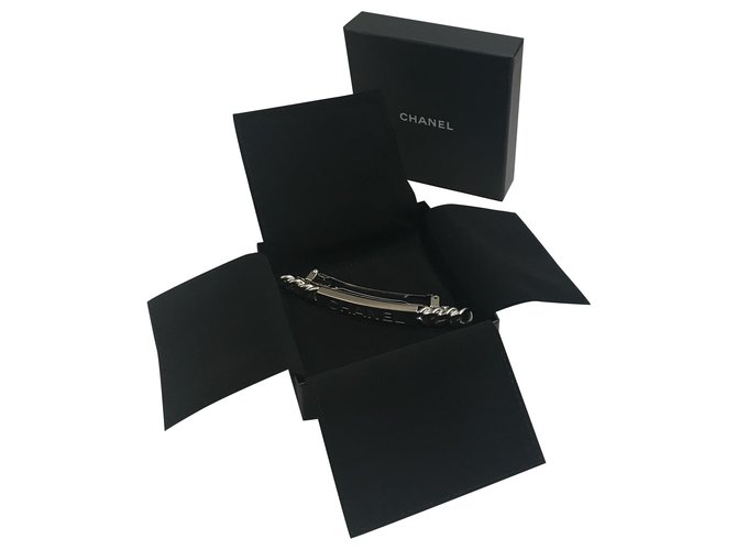 Chanel Hair accessories Silvery Metal  ref.249569