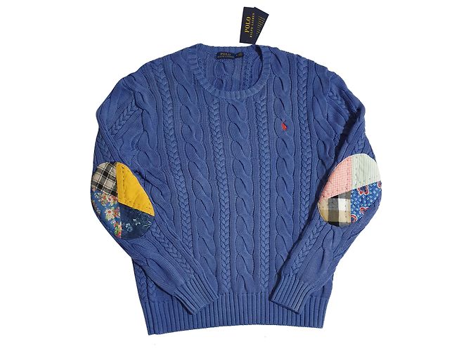 Polo Ralph Lauren Blue Cotton Sweater