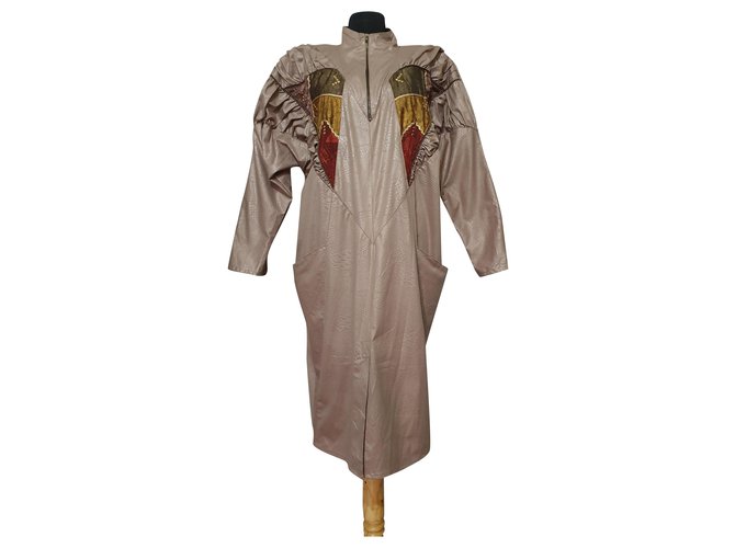 Vintage Robes Synthétique Multicolore  ref.249614