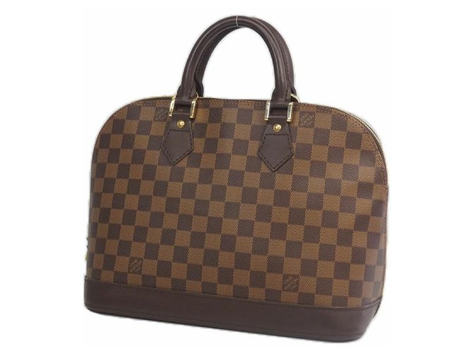 Louis Vuitton alma Womens handbag N53151 damier ebene Cloth  ref.249637