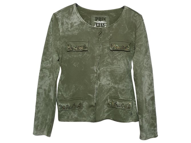 Autre Marque Jackets Green Cotton  ref.249831