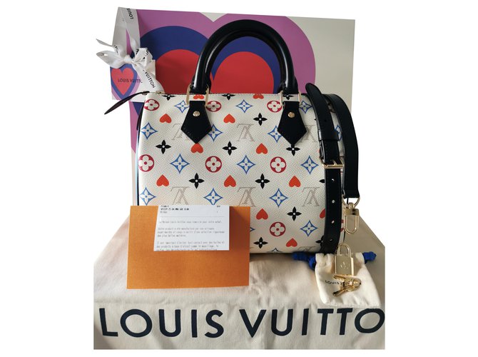 Louis Vuitton Speedy 25 Game on Multiple colors Cloth  ref.249906