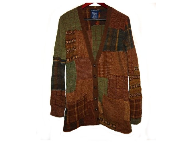 ralph lauren patchwork sweater