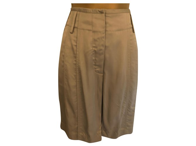 Alexander Wang Shorts Khaki Viscose ref 