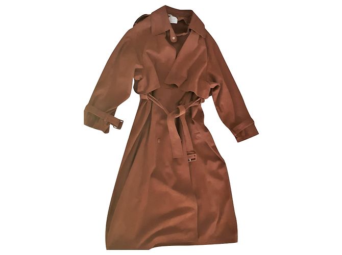 Stella Mc Cartney Stella McCartney Wildleder Mantel Caramel