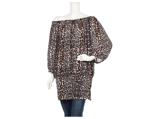 Autre Marque Tunica camicetta leopardata Rika by Ulrika Lundgren Stampa leopardo