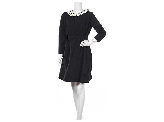 Vanessa Bruno Athe Schwarzes Kleid aus Polyester Größe 40