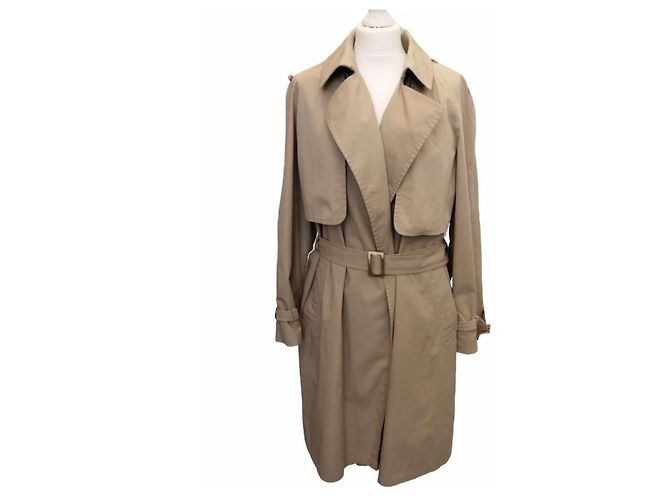 Hermès Abrigos, Ropa de calle Beige Paño
