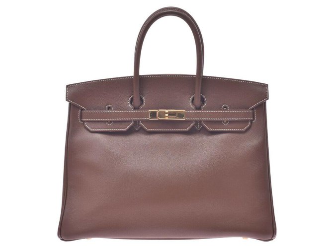Hermès HERMES BIRKIN Brown Leather  ref.250125