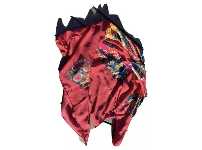 Chanel Silk scarves Pink  ref.250276