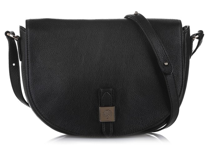 Mulberry Black Tessie Leather Crossbody Bag Pony-style calfskin  ref.250359
