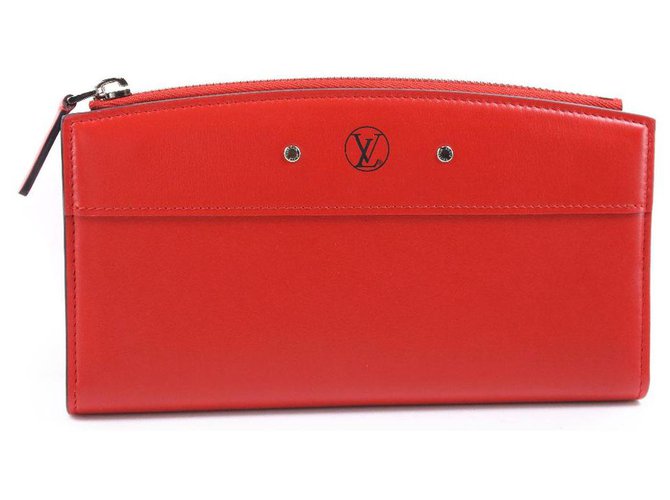 Louis Vuitton Steamer Red Leather  ref.250509