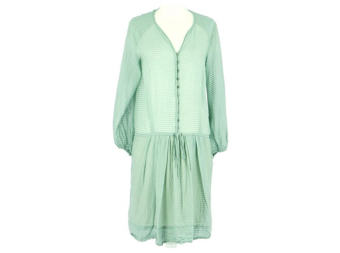 Isabel Marant Etoile Robe Coton Bleu clair  ref.250526