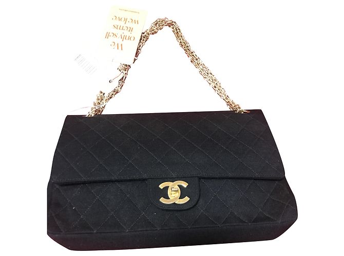 Timeless Borsa chanel senza tempo con catena Nero