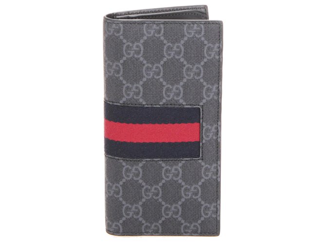 gucci supreme long wallet