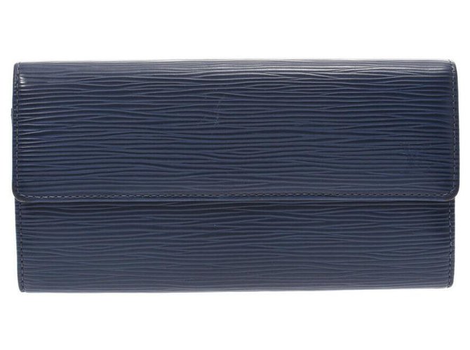 Louis Vuitton Sarah Azul marinho Couro  ref.250909