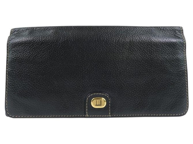 Autre Marque dunhill Wallet Black Pony-style calfskin  ref.250933