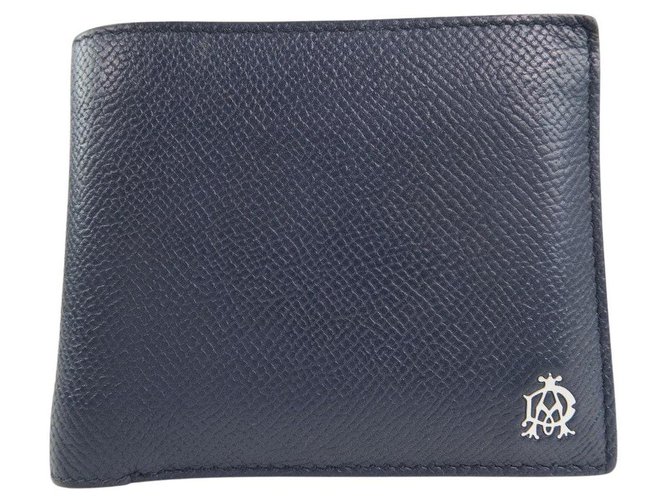 Autre Marque dunhill Wallet Navy blue Pony-style calfskin  ref.250992