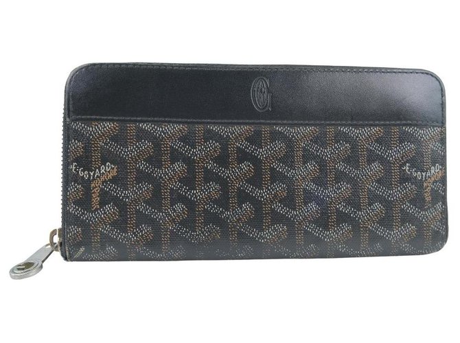Goyard Wallet Black Cloth  ref.250998