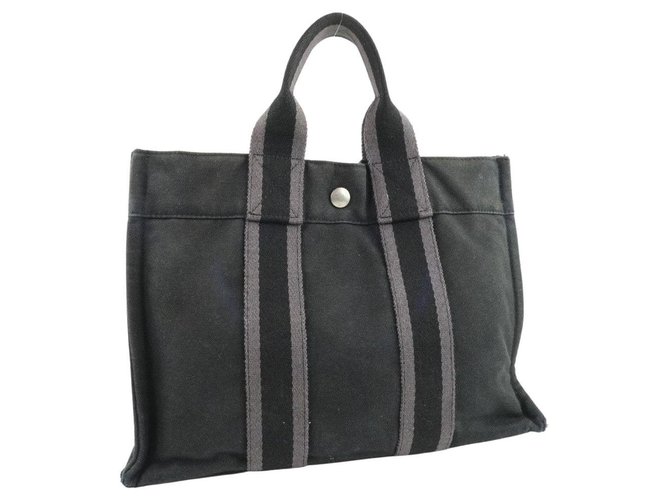 Hermès Handbag Grey Tweed ref.251011 - Joli Closet