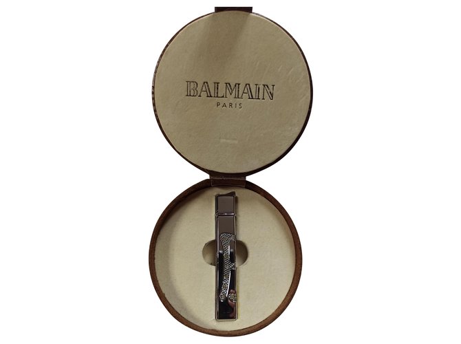 Balmain Purses, wallets, cases Silvery Metal  ref.251061