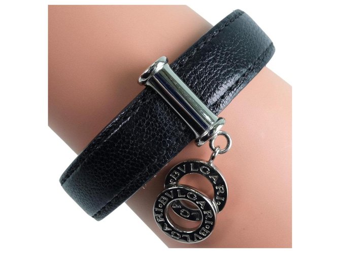 Bulgari bracelet Black Pony-style calfskin  ref.251133
