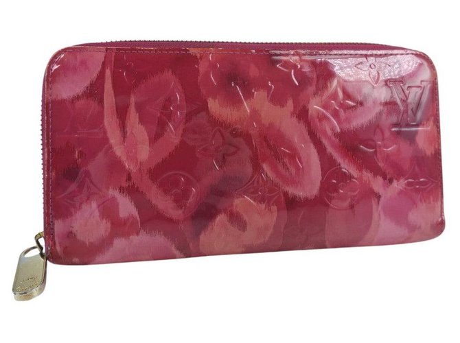 Louis Vuitton Portefeuille zippy Pink Patent leather  ref.251155
