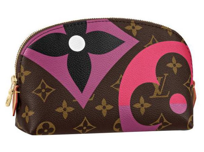 Louis Vuitton LV Cosmetic Pouch Game on Pelle  ref.251227