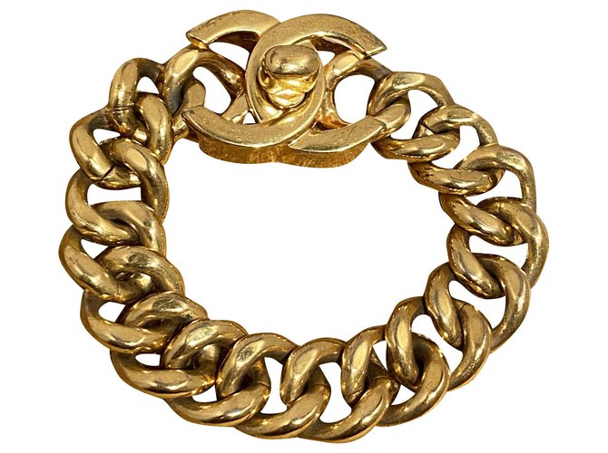 Chanel Armbänder Golden Metall  ref.251326