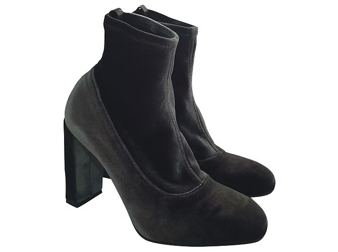 Botines Aeyde de tela gris Talla 42