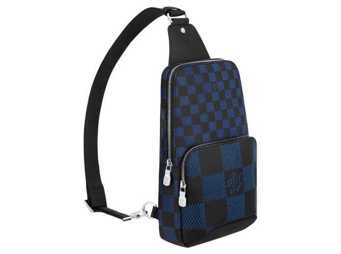 Louis Vuitton Avenue Sling Bag Blue Sapphire