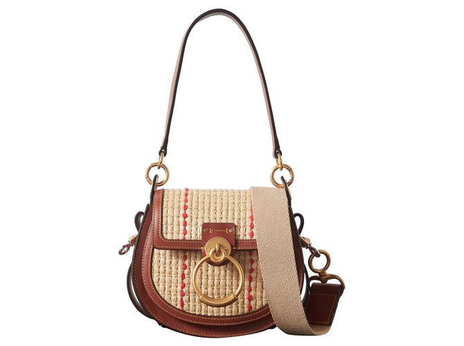 Chloé Tess Brown Leather  ref.251374