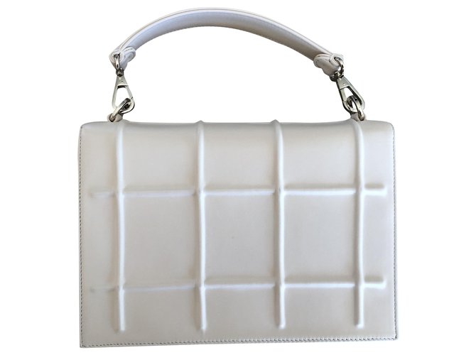 Rodo Handbags Cream Leather  ref.251439
