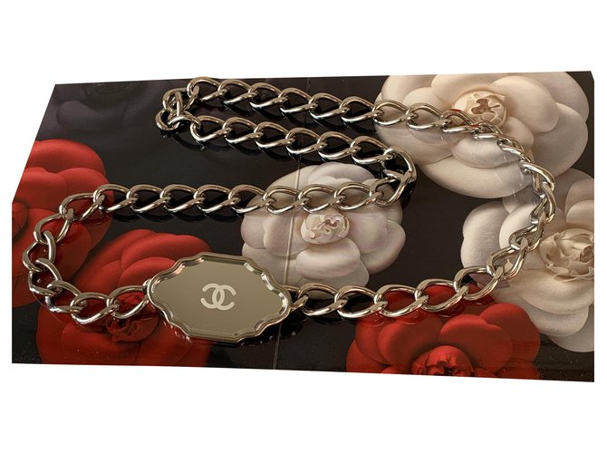 Chanel Belts Silvery Chain  ref.251498