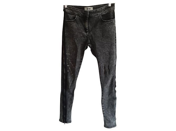 Jeans Acne Studio Antracite Algodão S Cinza antracite