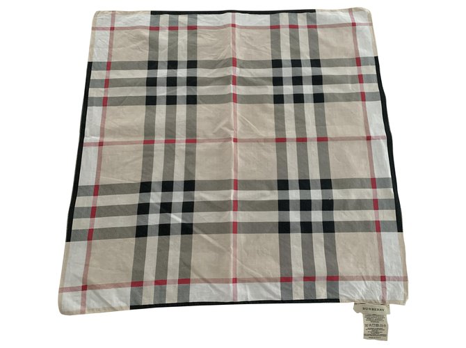 Burberry Cotton scarf Beige  ref.251624