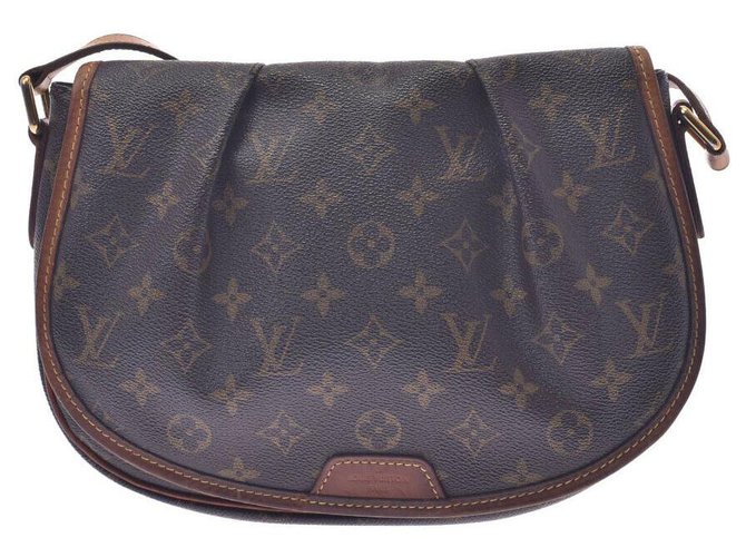 Louis Vuitton Brown Monogram Menilmontant MM Cloth ref.920166 - Joli Closet