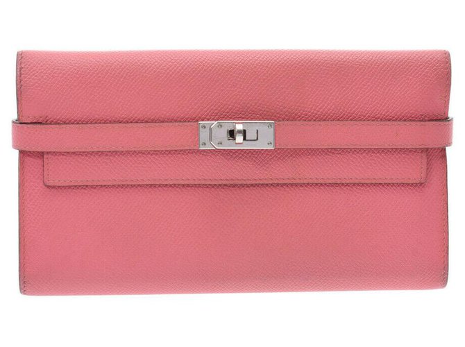 Hermès hermes kelly Pink Leather  ref.251651